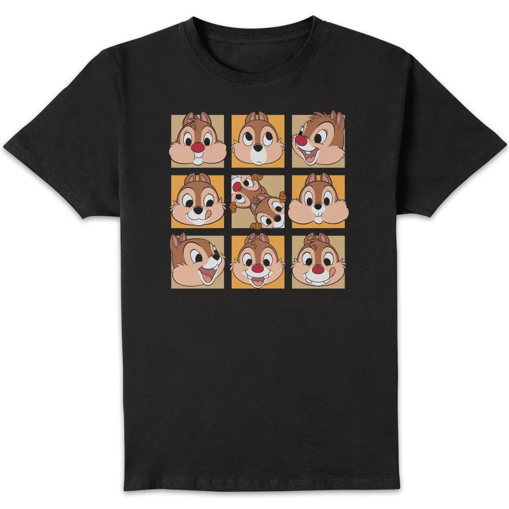 Disney Faces Unisex T-Shirt - Black - S Image 1