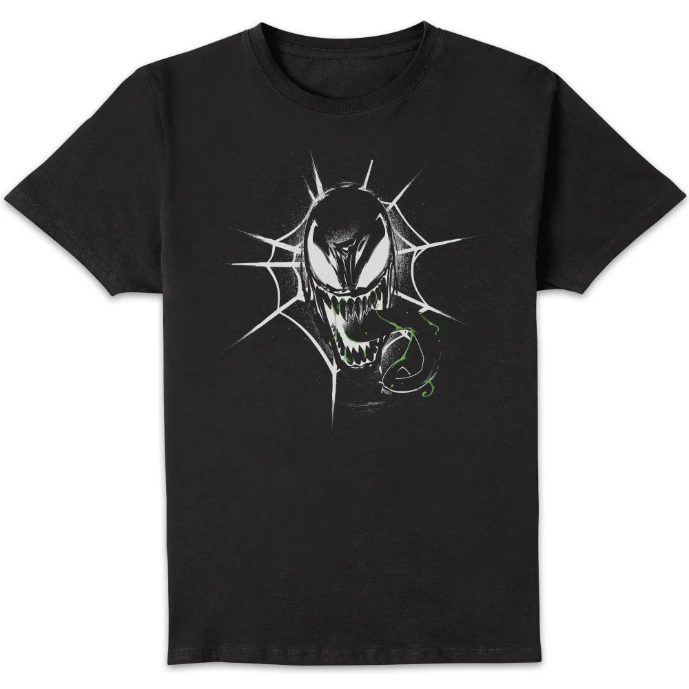 Marvel Venom Face Unisex T-Shirt - Black - S Image 1