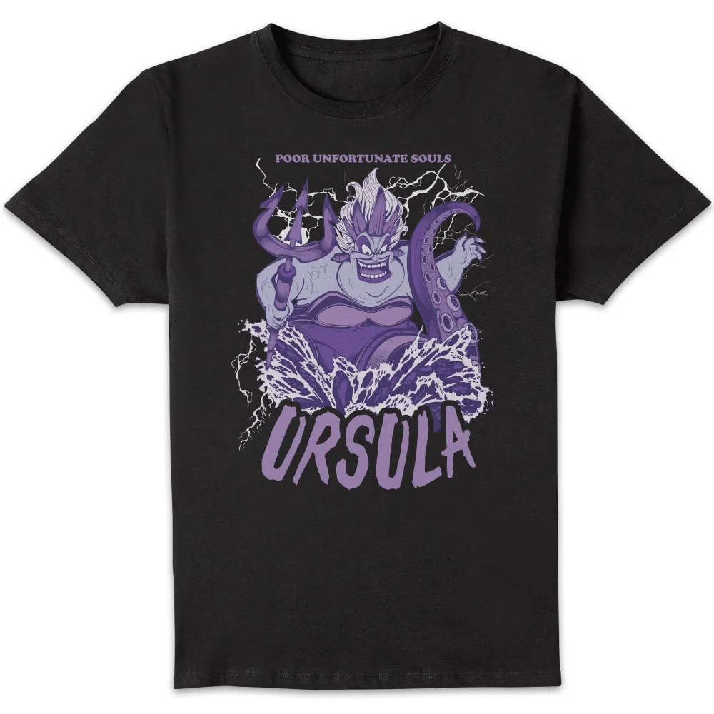Disney Ursula Unisex T-Shirt - Black - S Image 1