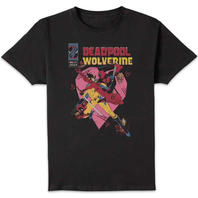 Marvel Deadpool True Love Unisex T-Shirt - Black