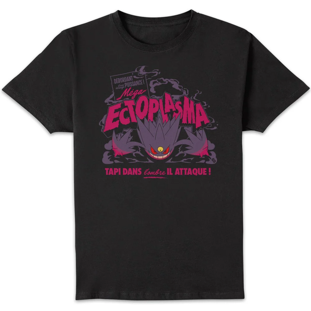 Pokémon Mega Ectoplasma Unisexe T-Shirt - Noir - S Image 1