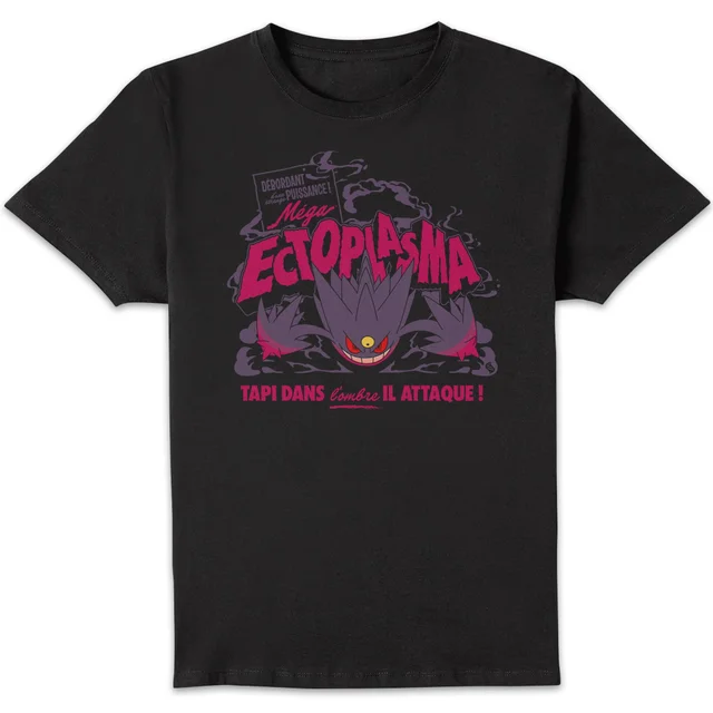 Pokémon Mega Ectoplasma Unisexe T-Shirt - Noir