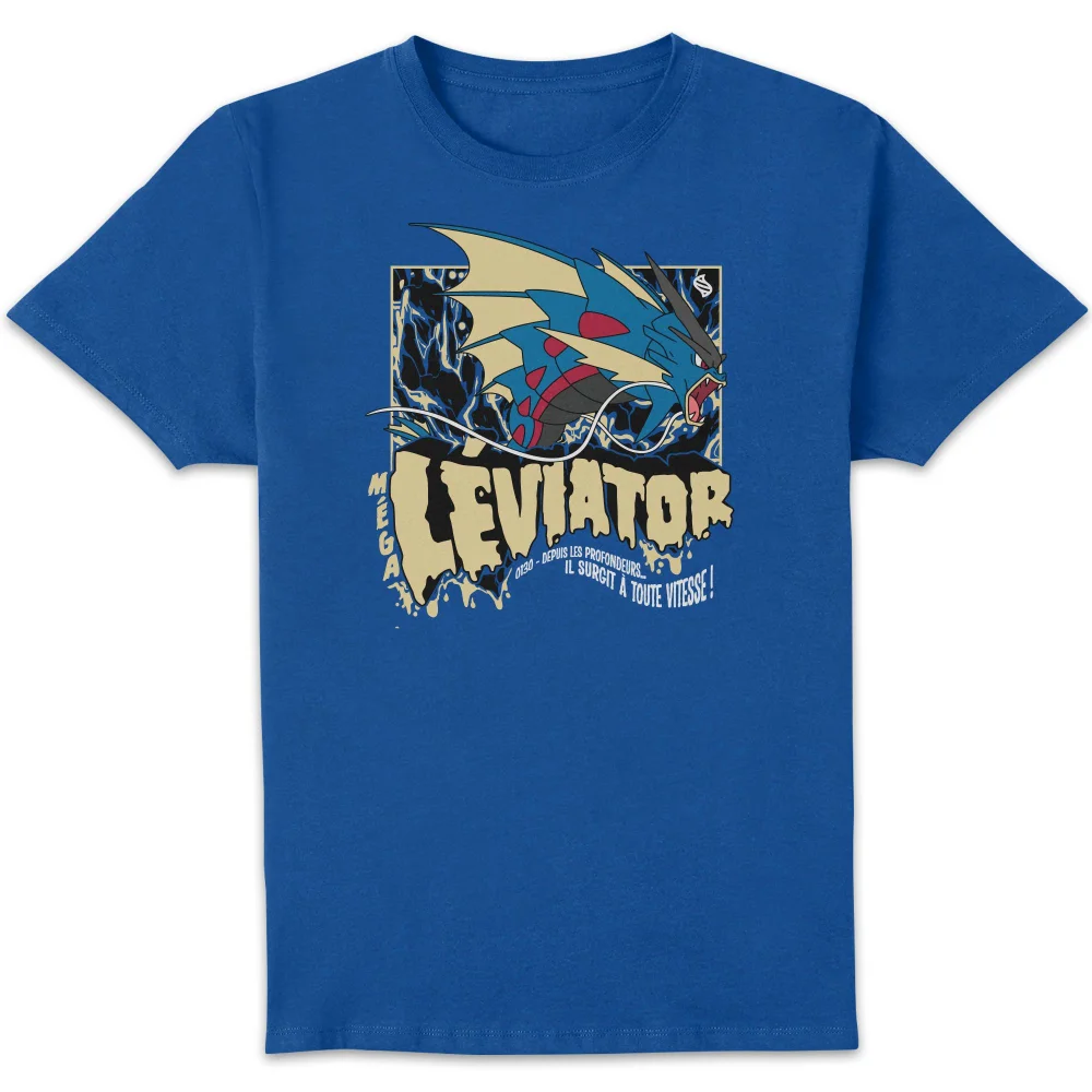 Pokémon Mega Leviator Unisexe T-Shirt - Bleu - S Image 1