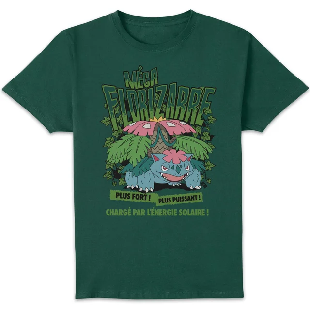 Pokémon Mega Florizarre Unisexe T-Shirt - Vert