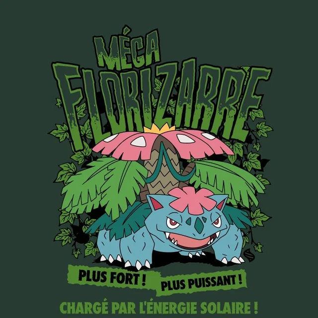 Pokémon Mega Florizarre Unisexe T-Shirt - Vert