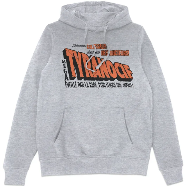 Pokémon Mega Tyranocif Hoodie - Gris
