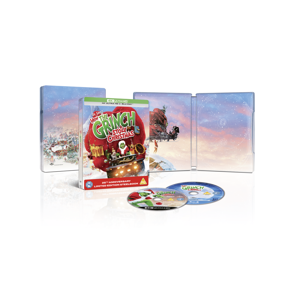 Dr Seuss' How the Grinch Stole Christmas 4K Ultra HD SteelBook Image 1