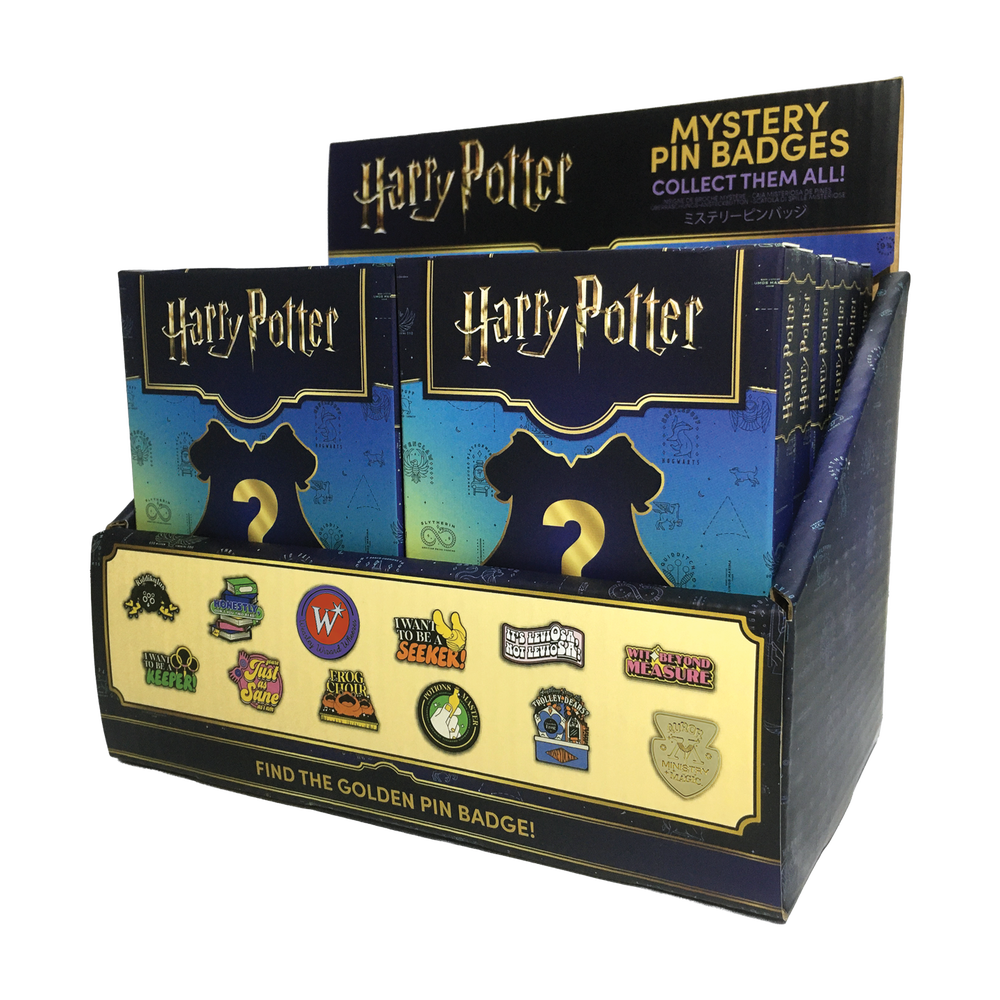 Harry Potter Mystery Pin Badges CDU Image 1