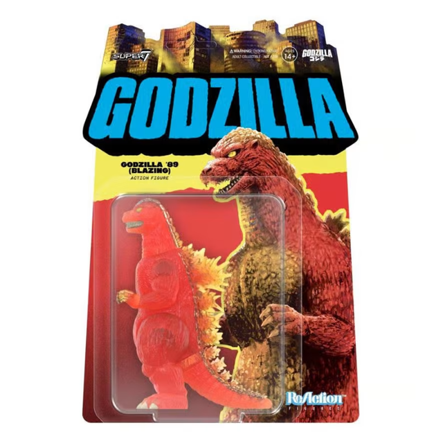 Super7 TOHO ReAction Figure Wave 9 - 1989 Godzilla (Blazing)