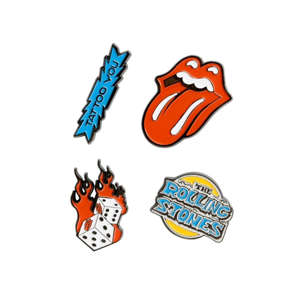 The Rolling Stones 4 Pin Set Image 1