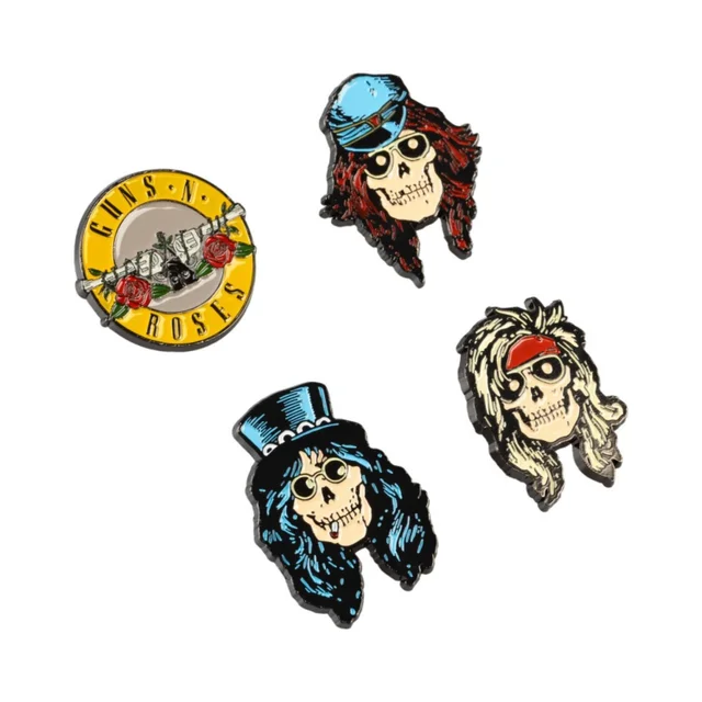 Guns N Roses 4 Pin Set
