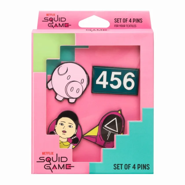 Squid Game 4 Pin Set