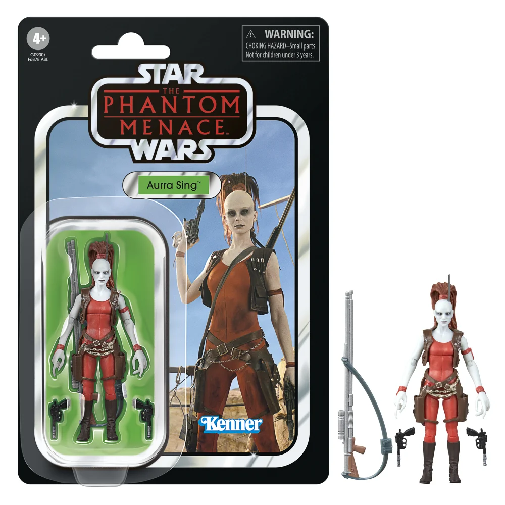 Star Wars The Vintage Collection Aurra Sing, Star Wars: The Phantom Menace 3.75 Inch Action Figure Image 1