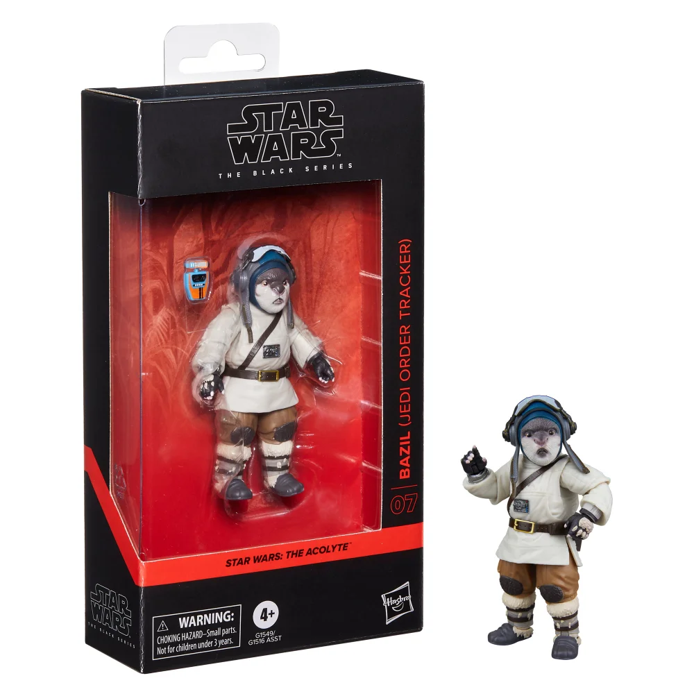 Star Wars The Black Series Bazil (Jedi Order Tracker) Star Wars: The Acolyte Collectible 6 Inch Action Figure Image 1