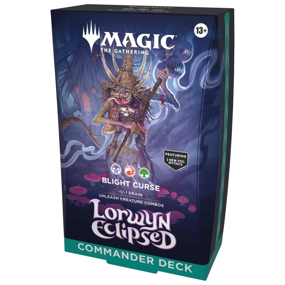 Magic: The Gathering | Lorwyn Eclipsed Blight Curse Commander Deck Image 1