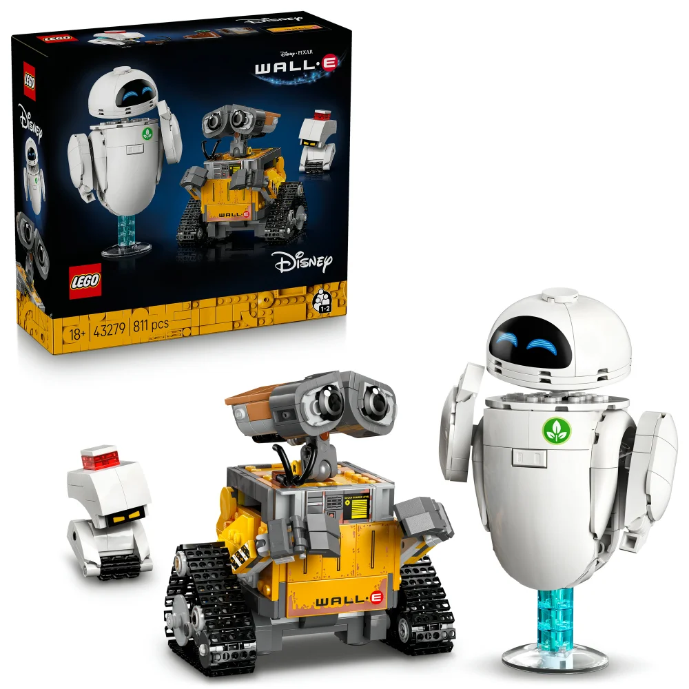LEGO® | Disney and Pixar WALL-E and EVE Animated Film Building Set 43279 Image 1