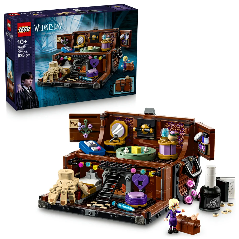 LEGO® Wednesday Thing’s Apartment, Birthday or Halloween Gift Building Set 76785 Image 1