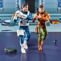 Hasbro Marvel Legends Series Gamerverse Punisher and Nick Fury 6-Inch Action Figures