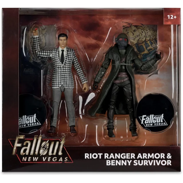 McFarlane Toys Fallout New Vegas Riot Ranger Armor And Benny Survivor 7" Action Figure 2-Pack