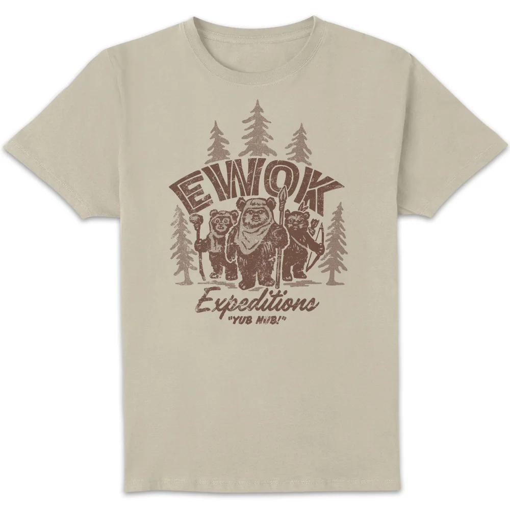 Star Wars Ewok Expedition Unisex T-Shirt - Cream - XS Image 1