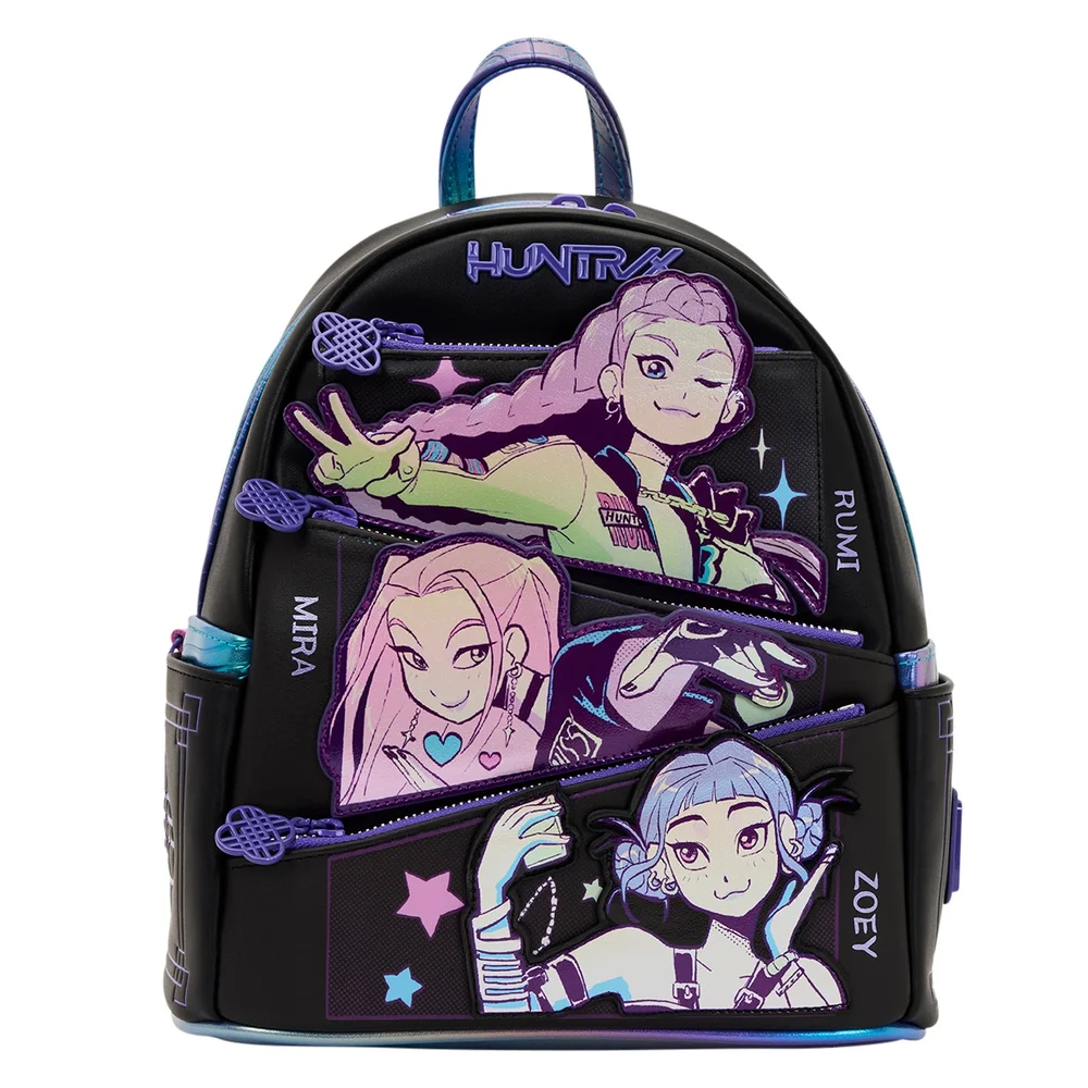 Loungefly K-Pop Demon Hunters Huntrix Mini Backpack Image 1