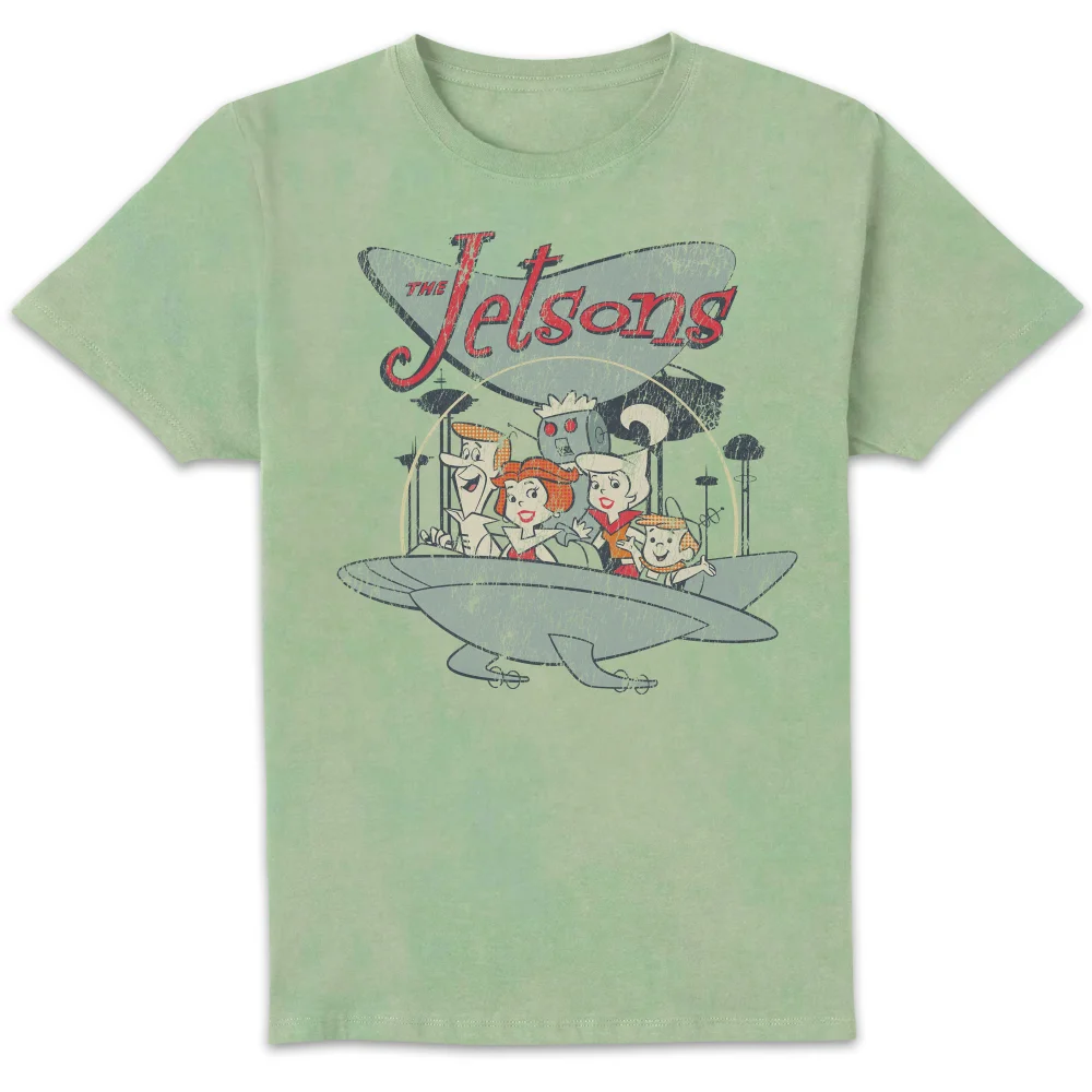 Jetsons Unisex T-Shirt - Mint Acid Wash - S Image 1