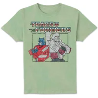 Transformers Team Up Unisex T-Shirt - Mint Acid Wash