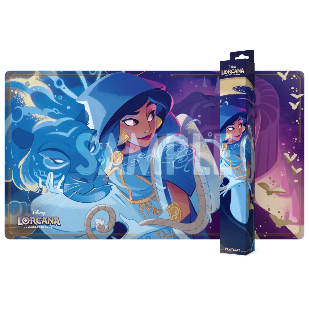 Disney Lorcana Trading Card Game Jasmine Neoprene Play Mat Image 1
