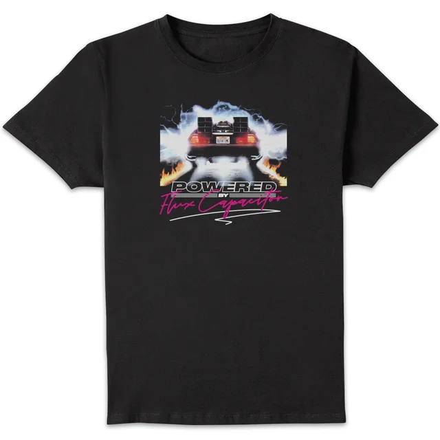Back To The Future Powered Unisex T-Shirt - Black