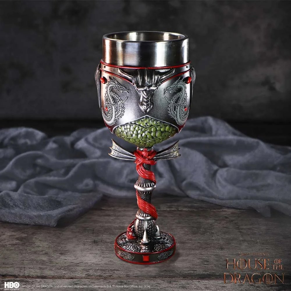 House of the Dragon Daemon Targaryen Crest Goblet 18.5cm Image 1