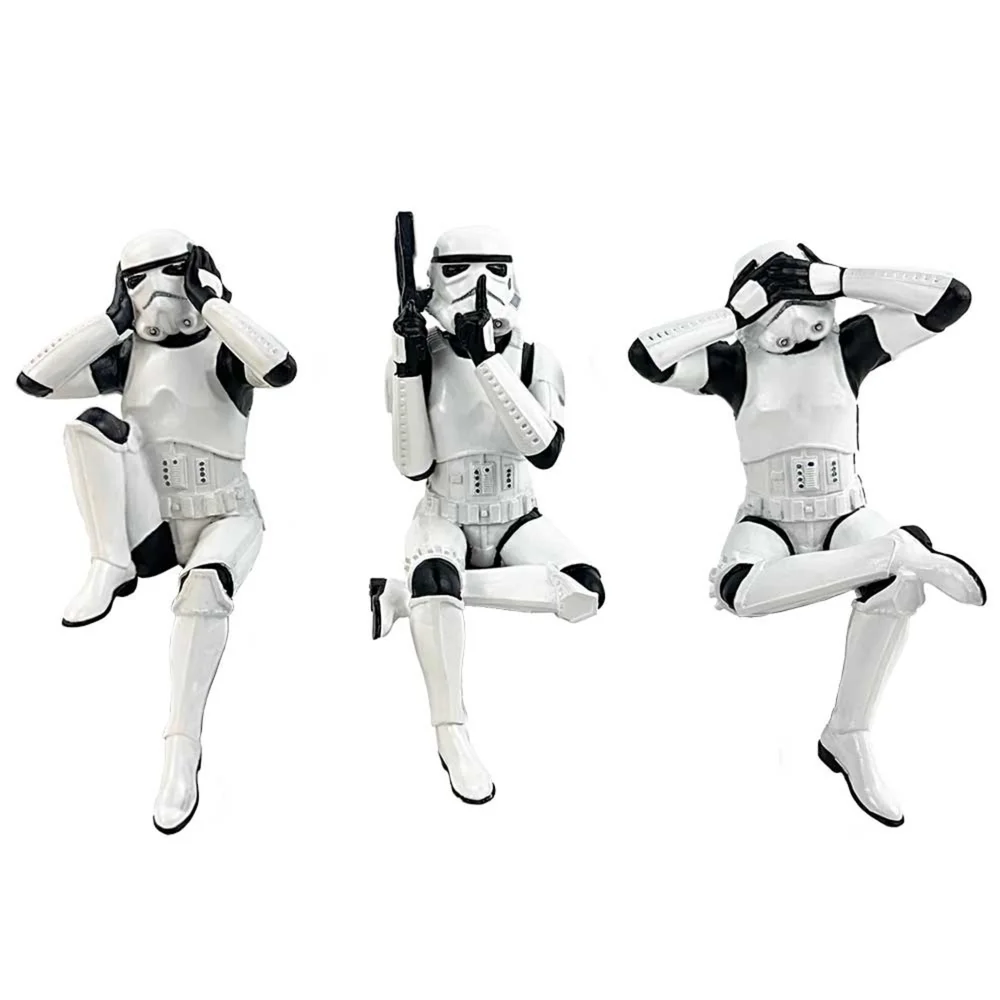 Original Stormtrooper Three Wise Sitting Stormtroopers Image 1
