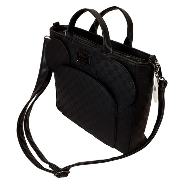 Loungefly Disney Mickey Ear Evergreen Convertible Tote To Handbag