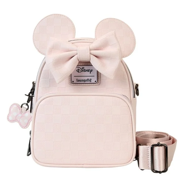 Loungefly Disney Minnie Ear Evergreen Convertible Crossbody Image 1