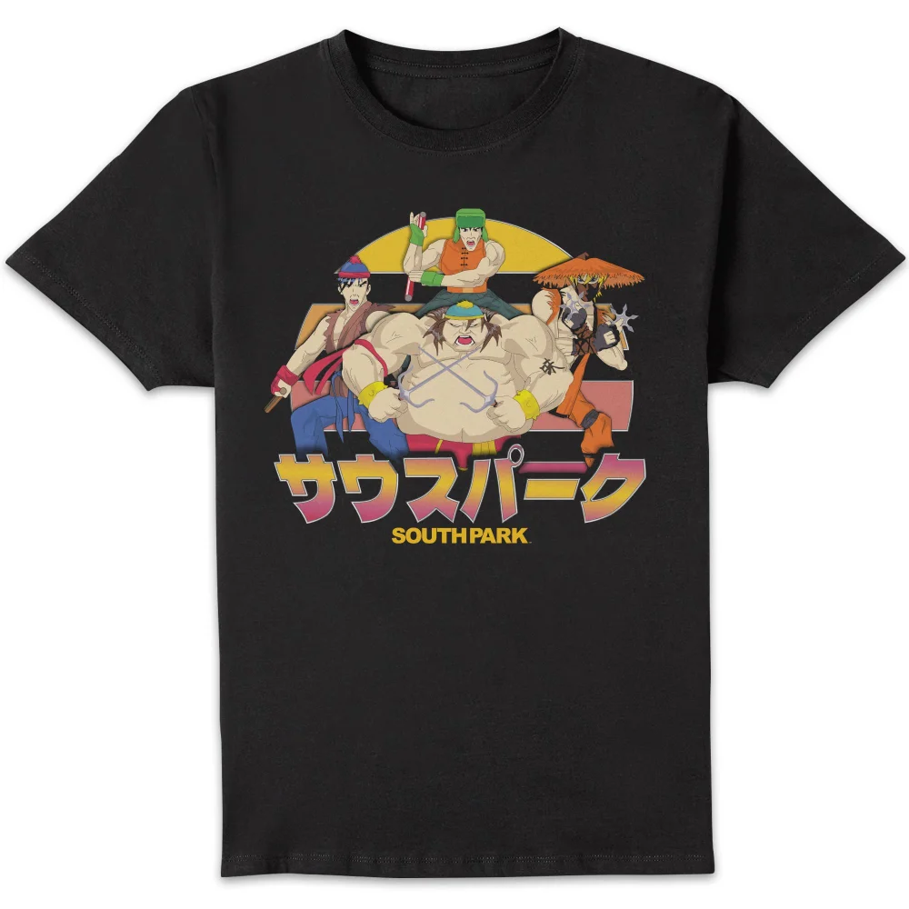 South Park Anime Style Unisex T-Shirt - Black - S Image 1