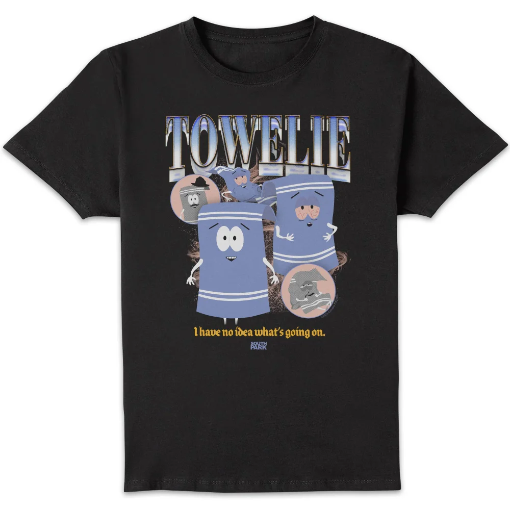 South Park Towelie Bootleg Unisex T-Shirt - Black - S Image 1