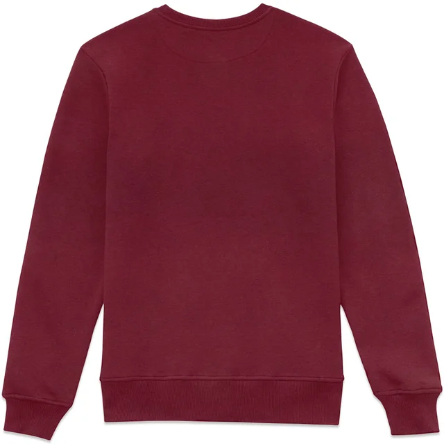 Disney Lilo & Stitch Christmas Jumper Sweatshirt - Burgundy
