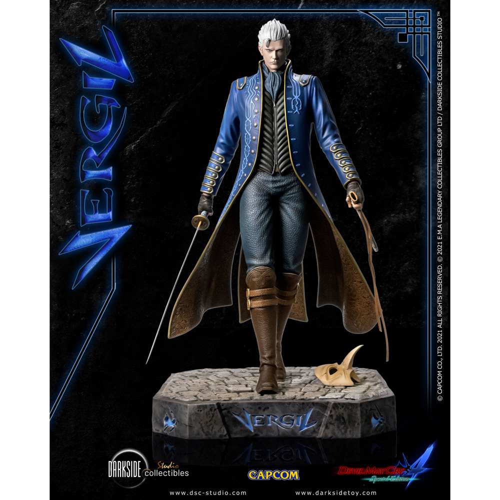 Vergil Devil May Cry 4 Premium Statue by Darkside Collectibles Studio Image 1