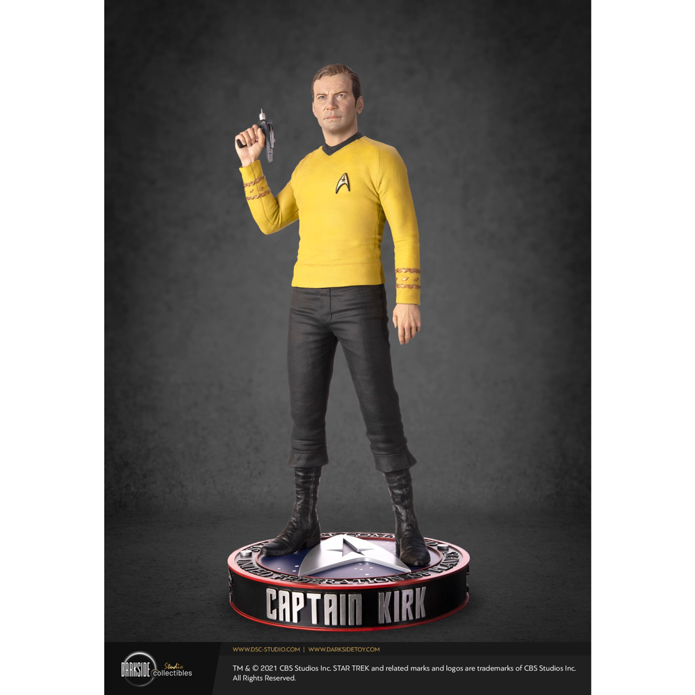 Captain James T. Kirk 1/3 Scale Museum Statue By Darkside Collectibles Studio Image 1
