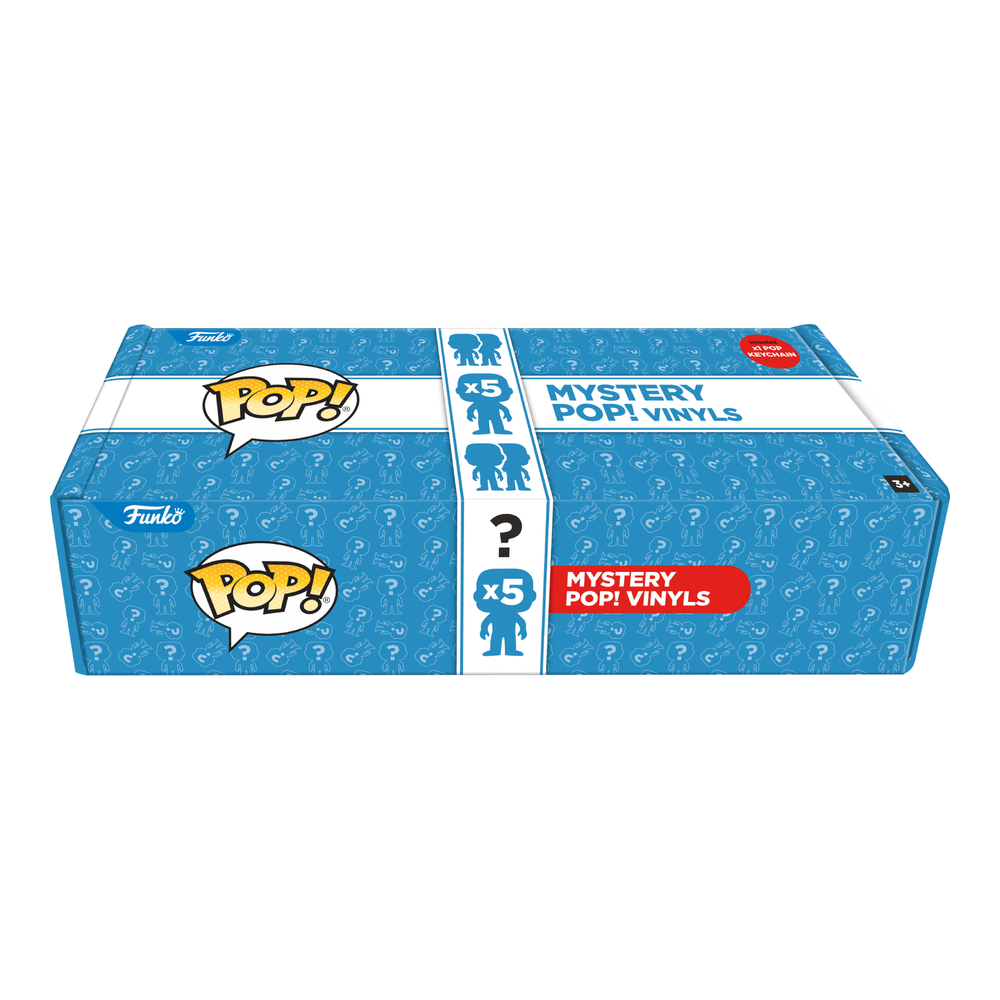Funko Mystery Box - 5 Pop Vinyl & Keychain Image 1