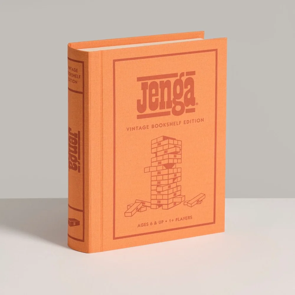 Jenga Vintage Bookshelf Edition Image 1
