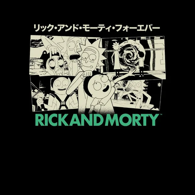 Rick and Morty Intergalactic Buds! Unisex T-Shirt - Black