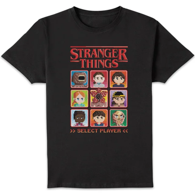 Stranger Things Choose Your Character! Unisex T-Shirt - Black