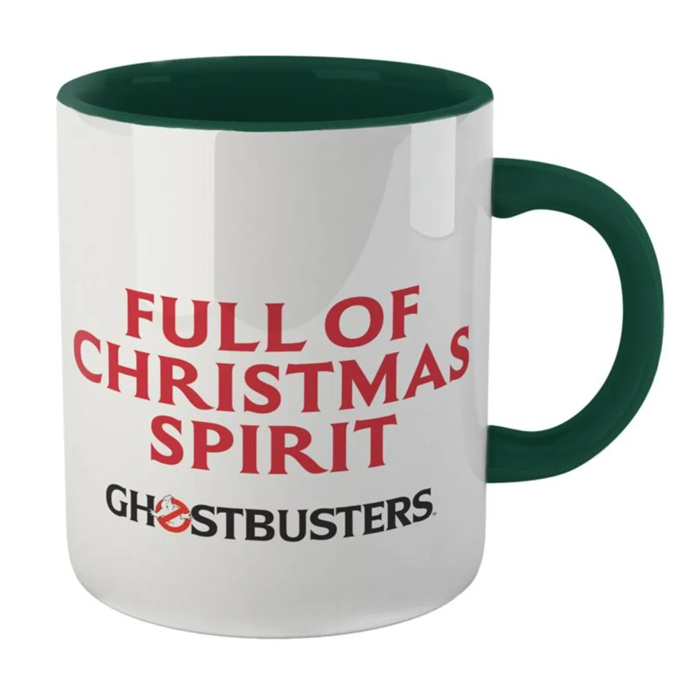 Ghostbusters Full Of Christmas Spirit Mug - Green Image 1