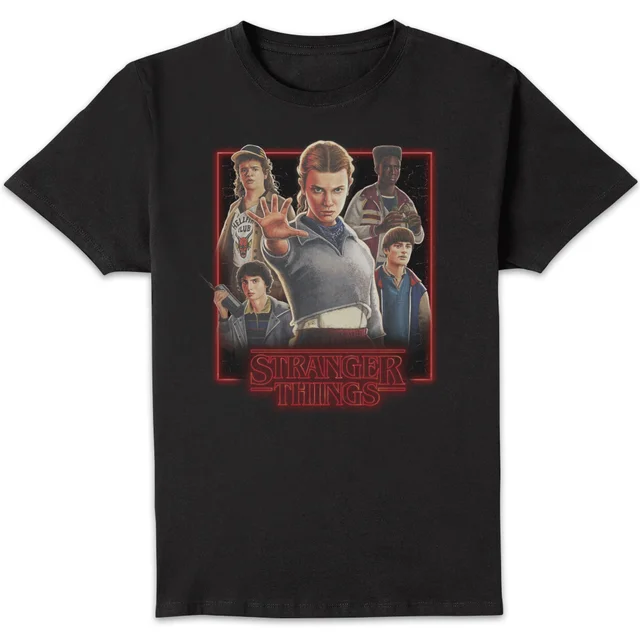 Stranger Things Poster Unisex T-Shirt - Black