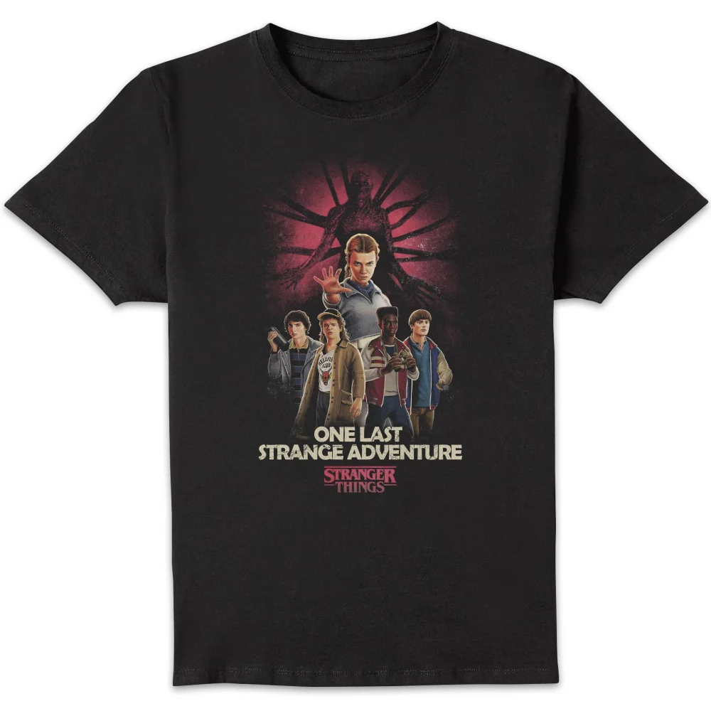 Stranger Things One Last Stranger Adventure Unisex T-Shirt - Black - S Image 1