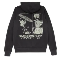 Rick and Morty C-137 Hoodie - Black - undefined undefined