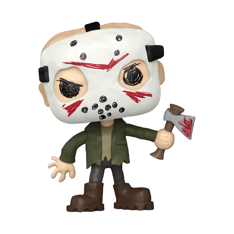 POP Movies: Doodles Jason Voorhees Funko POP Vinyl Image 1