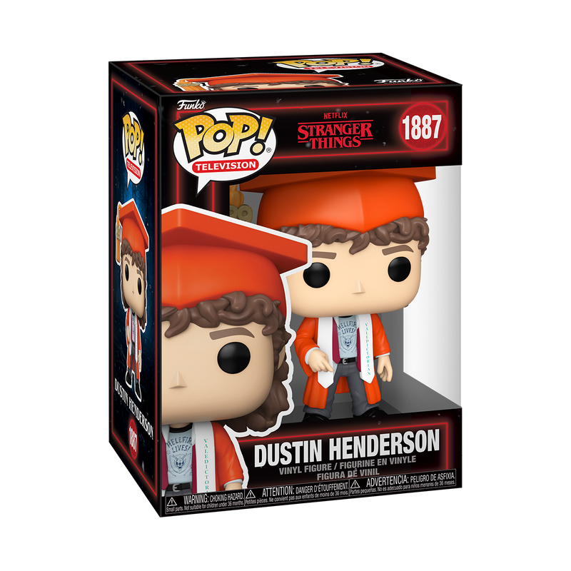 Pop! Stranger Things Dustin Henderson (Graduation) Funko POP Vinyl Image 1
