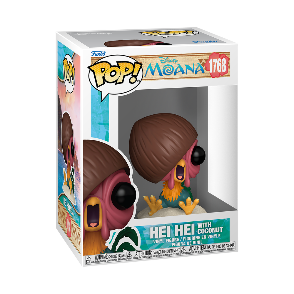 Pop! Disney Moana Hei Hei with Coconut Funko POP Vinyl Image 1