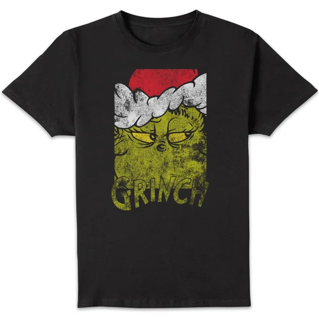 The Grinch Side Eye Black Unisex T-Shirt - Black